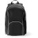 Mochila con contraste de ribetes negra personalizado
