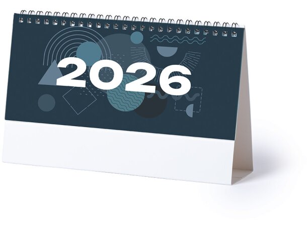 Calendario de sobremesa tipo piramide 2026 detalle 3