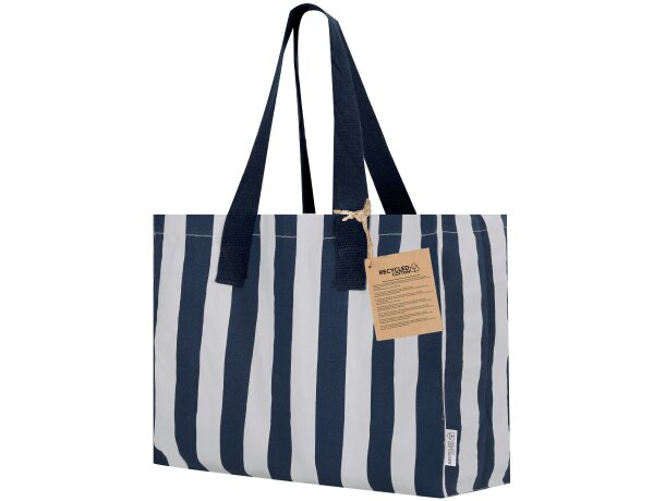 Bolsa algodón reciclado Marylis con asas reforzadas detalle 5