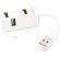 Dispositivo hub con 4 puertos usb Blanco
