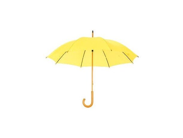 Paraguas clásico con mango curvo