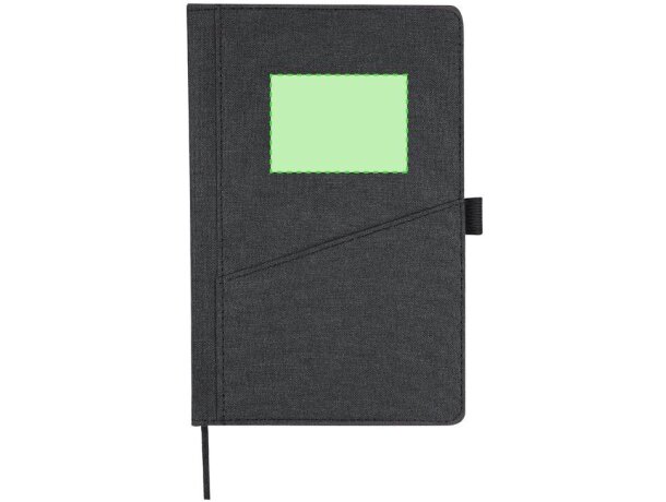 Set Meryl bloc con bolígrafo y llavero material reciclado RPET detalle 9