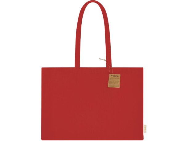 Bolsa Tremul algodón reciclado con fuelle y asas reforzadas detalle 10