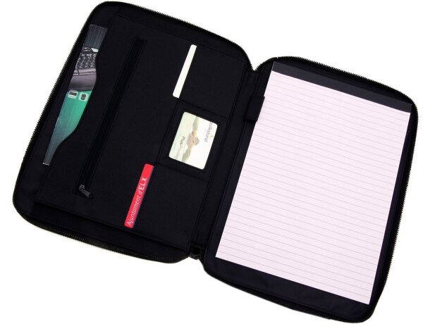 Portafolios con bloc y bolsillo interior