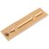 Lápiz de madera personalizado con cápsula de semillas de pino Etesio detalle 2