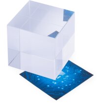 Pisa Cudor papeles cuadrado de cristal personalizado