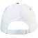 Gorra Sport básica en algodón con 5 paneles blanco