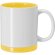 Taza cerámica Rayar sublimación 350ml personalizable Amarillo