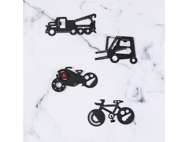 Multiherramienta con forma de bicicleta de acero Balint detalle 4