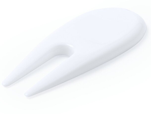 Divot blanco para golf personalizado blanco