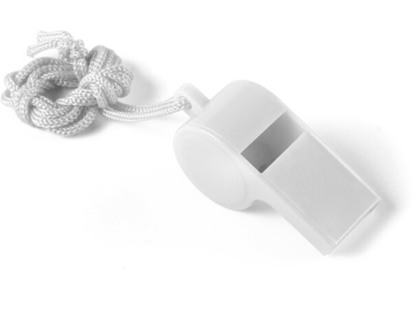 Silbato de colores personalizado blanco