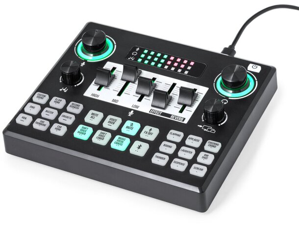 Mesa de mezclas Valdy con USB y Bluetooth para DJ detalle 1