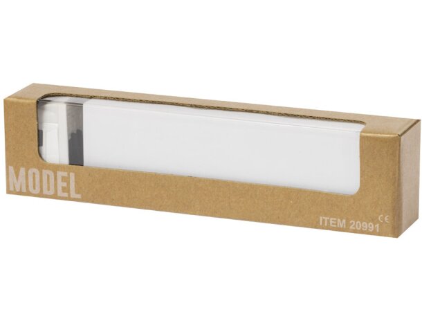 Camión tráiler de caja blanca para logo Truck detalle 3