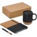 Set Forar regalo corporativo con bloc, bolígrafo y taza detalle 3