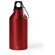 Botella Seirex de aluminio reciclado 400 ml acabado mate Rojo