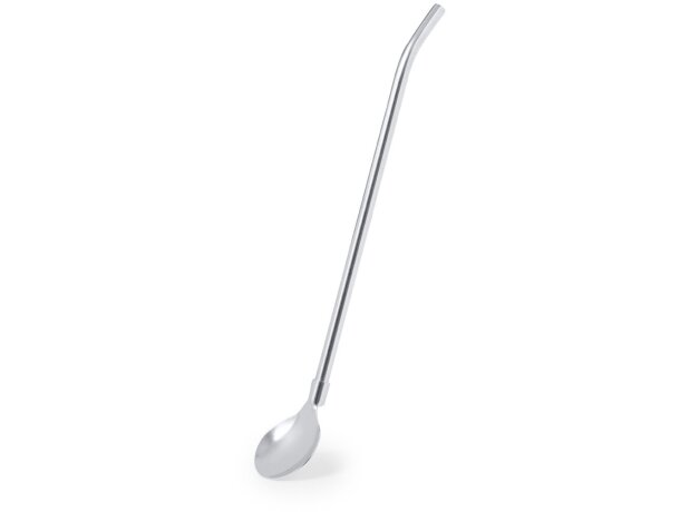 Agitador pajita Noro acero inoxidable con cucharilla detalle 2
