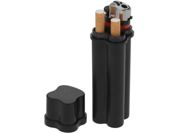 Estuche tabaco Boromir con tapadera de bisagra y compartimentos detalle 3