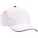 Gorra con cinco paneles y ojetes de color natural barata