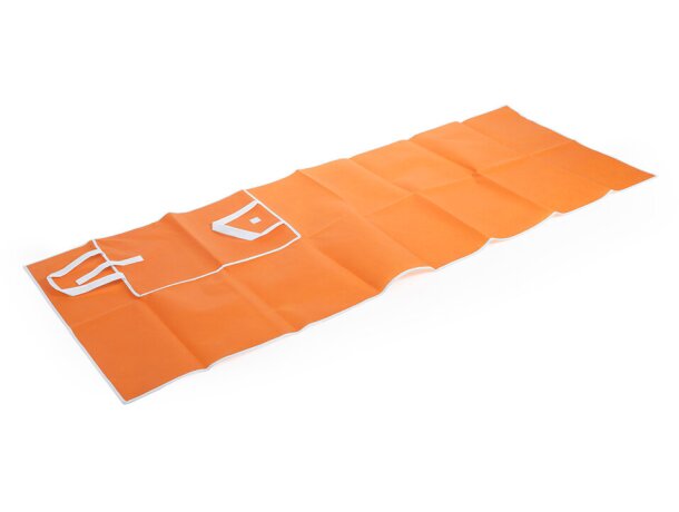 Esterilla Buren non woven laminado personalizada naranja