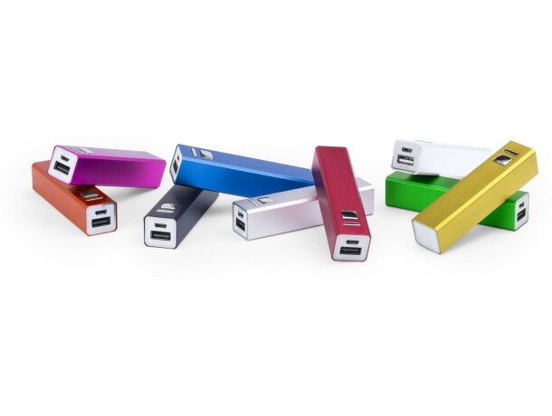 Batería portátil de 2200mah con logo