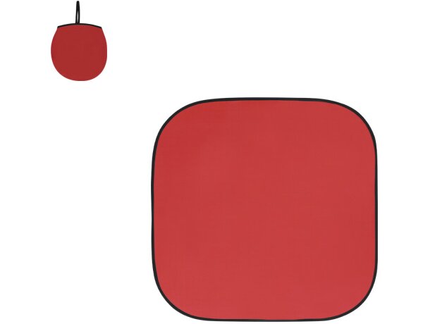 Parasol coche Gomber plegable con interior plateado brillante detalle 4