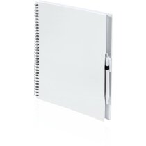 Libreta reciclada con 80 hojas blanca