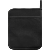 Agarrador de poliester personalizado negro Agarrador de poliester personalizado negro