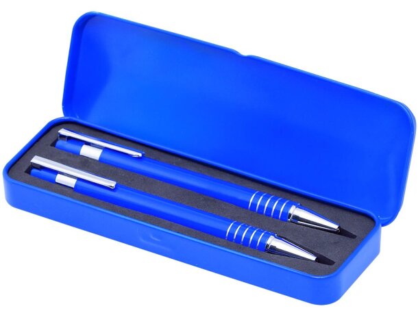 Estuche de bolígrafo y portaminas blanco barato
