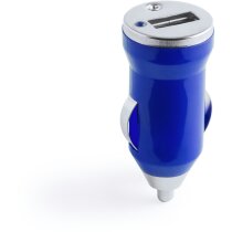 Cargador coche usb personalizado azul Cargador coche usb personalizado azul