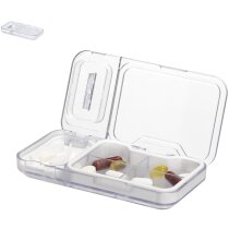 Pastillero Darkan con 4 compartimentos y cuchilla