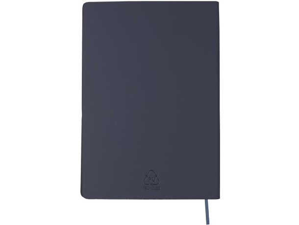 Bloc notas Lazox con tapas blandas de PU reciclado sostenible detalle 3