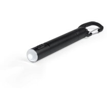 Bolígrafo linterna con luz led negro