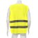 Chaleco Kross reflectante unisex en amarillo