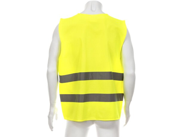 Chaleco Kross reflectante unisex en amarillo