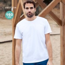 Camiseta serigrafiada blanca Seiyo algodón suave