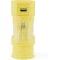 Adaptador de enchufes personalizado amarillo