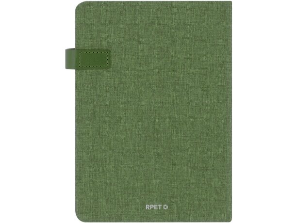 Agenda Mylok en poliéster RPET reciclado con cierre magnético detalle 4