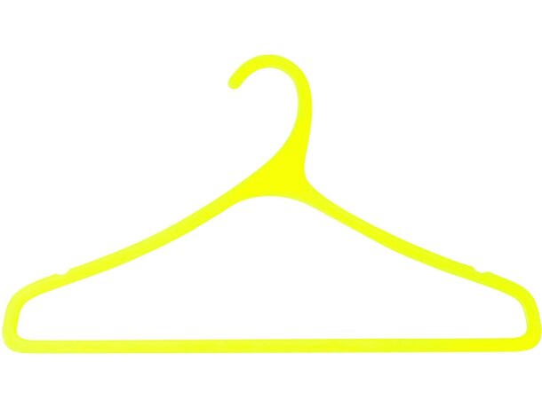 Percha para ropa en colores translúcidos personalizada Percha para ropa en colores translúcidos personalizada
