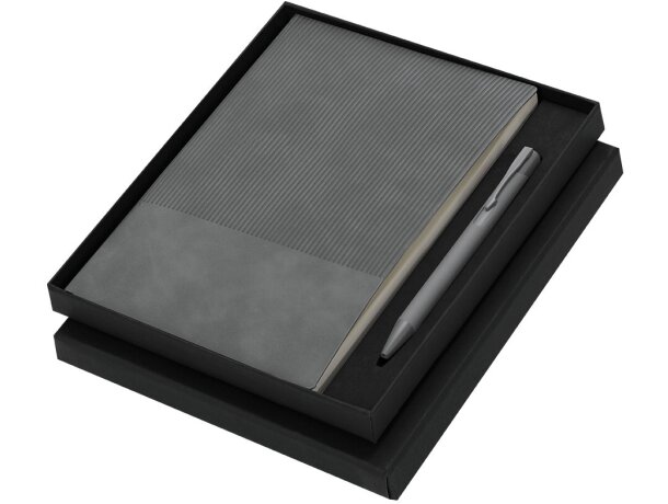 Set Holland bloc de notas con bolígrafo de aluminio reciclado detalle 7