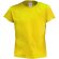 Camiseta Hecom de niño 135 gr color amarillo