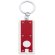 Llavero linterna personalizable con 1 led Blanco/rojo