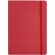 Bloc notas Trekon con portada de PU reciclado y hojas crema Rojo
