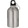 Bidón Beyls acero inoxidable reciclado 500ml con mosquetón Plateado