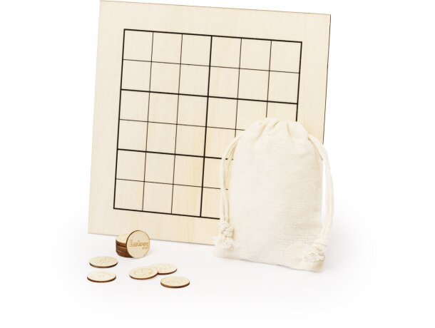 Juego de habilidad Sudokids en madera sostenible con funda detalle 5