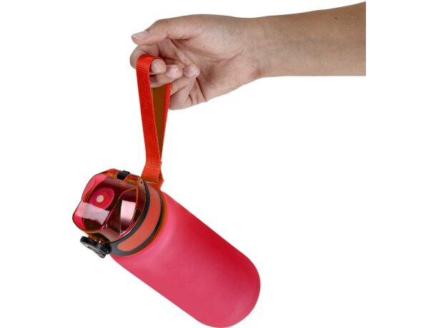 Bidón Dalbin translúcido mate RPET 750ml con asa ergonómica detalle 5