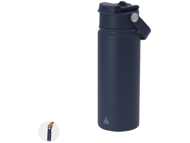 Bidón térmico Alister acero inoxidable reciclado 550ml detalle 1