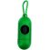 Dispensador de bolsas para mascotas en forma de cápsula personalizado verde