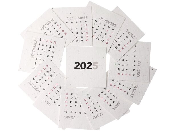 Calendario sobremesa semilla Krily detalle 5