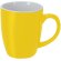 Taza cerámica Firanon 350ml con acabado brillante bicolor Amarillo