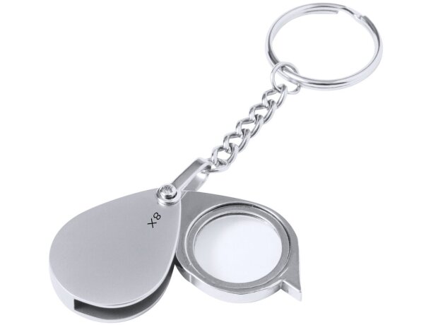 Llavero original con logo plegable metal Kitins 8X detalle 5